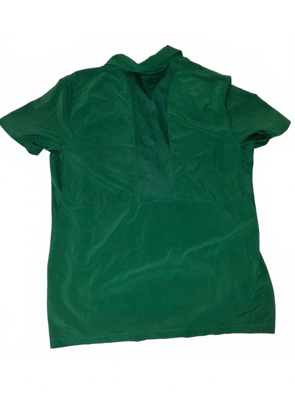 Adidas Polo Shirt Men's Large Green Miami Hurricanes Sideline Player Issue NCAA